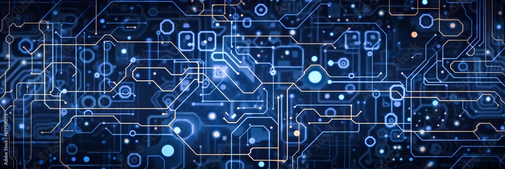 Obraz premium Neue Technologie, Künstliche Intelligenz, KI Schaft Verbindungen zwischen Informationen, Data Analyse