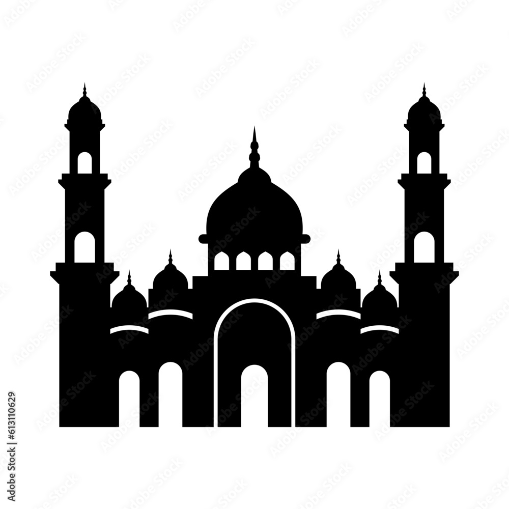 mosque silhouette 