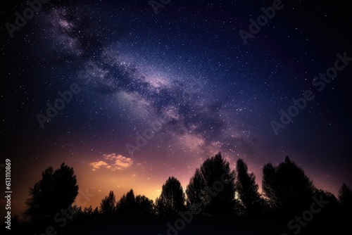 Sky with stars and clouds © GenieStock