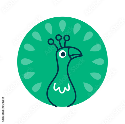 Circle math character, preschool and kindergarten basic geometry shape isolated cartoon creature character. Vector emoticon comic personage