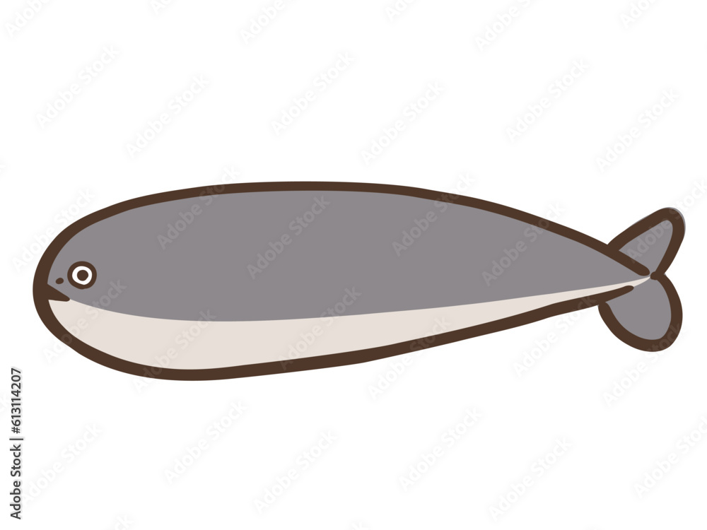 Obraz premium かわいいサカバンバスピスの復元模型/手書きイラスト素材