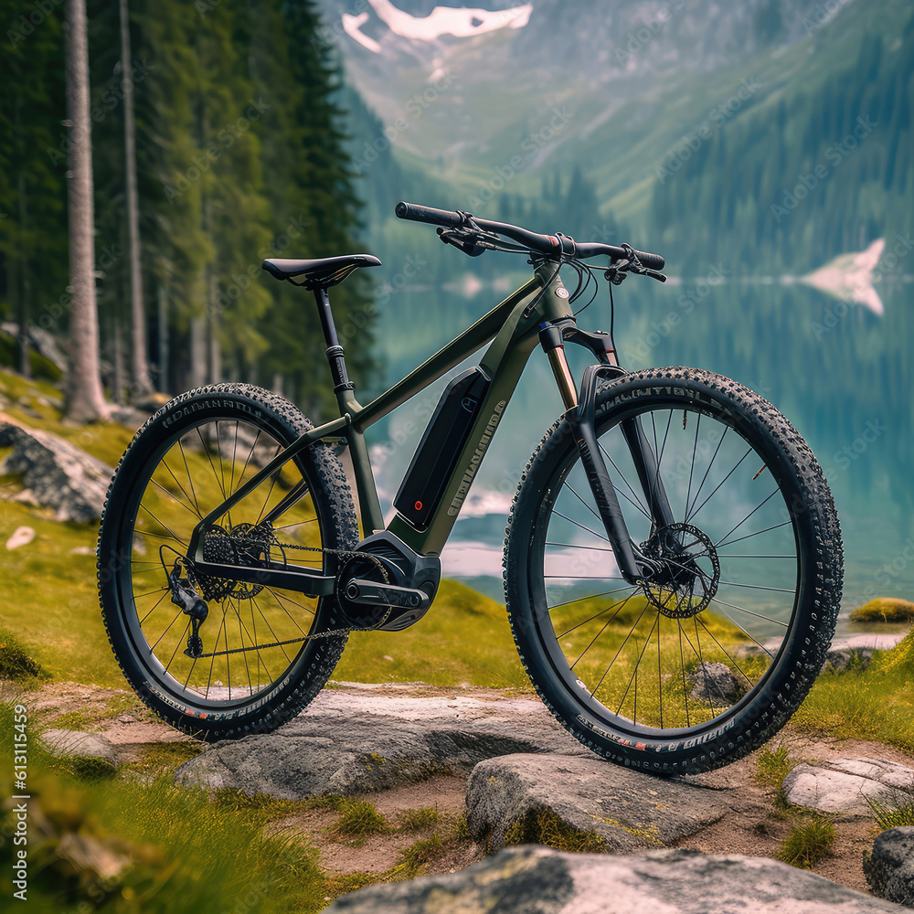 new electric bike with 1000Wh battery Generated AI new electric bike with 1000Wh battery Generated AI