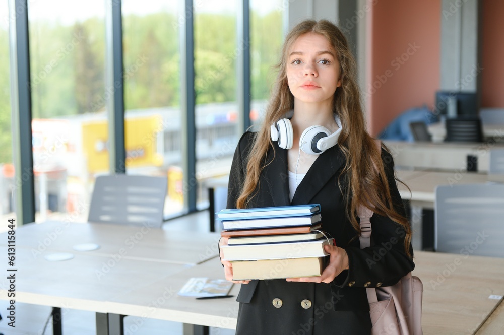 Portrait of female college student Portrait of female college student