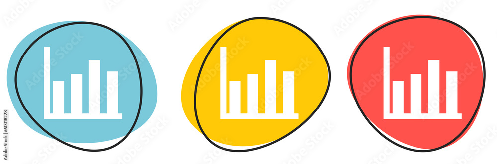 Button Banner für Website oder Business: Diagramm, Auswertung oder Ergebnis Button Banner für Website oder Business: Diagramm, Auswertung oder Ergebnis