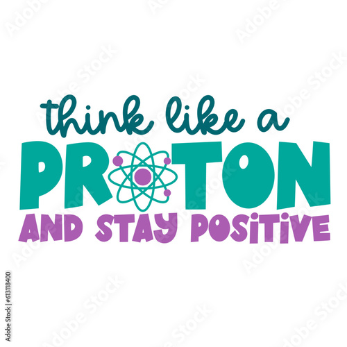 Science. Hand drawn motivation lettering phrase in modern calligraphy style. Inspiration slogan for print and poster design. Vector illustration. 