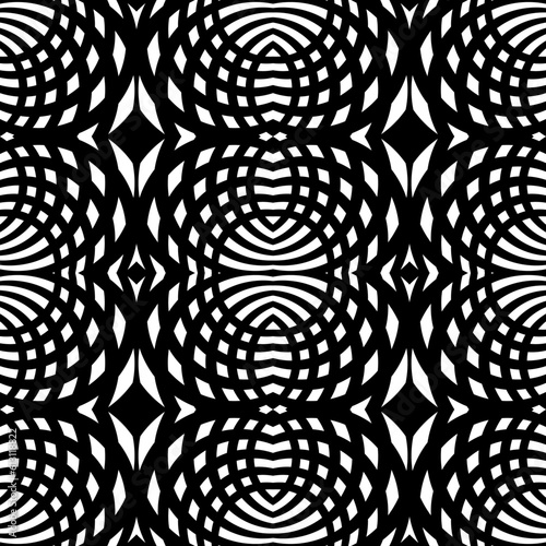 seamless pattern with circles texture ornament design 