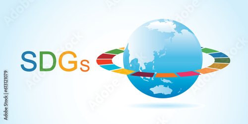 SDGs goals image illustration vector