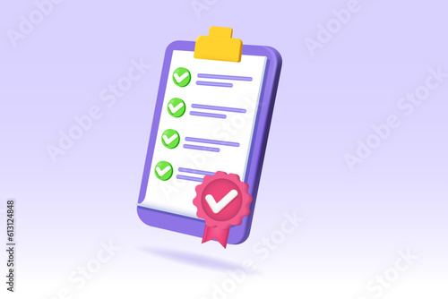 3d realistyc stamping licensed icon. Certification license. Vector illustration.