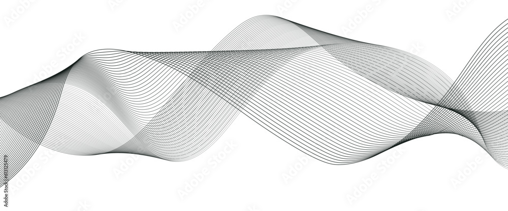 abstract background with lines. modern wavy stripes on white background isolated. curved wavy line, smooth stripe. abstract background with lines. modern wavy stripes on white background isolated. curved wavy line, smooth stripe.