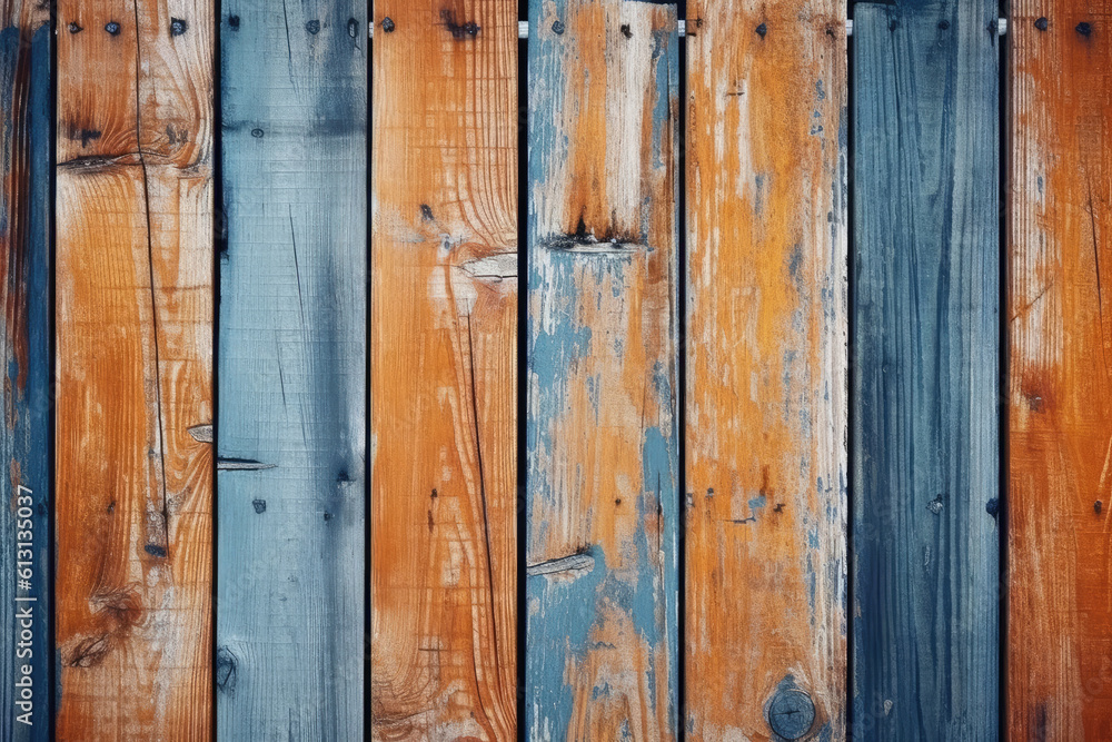 background of wood texture with wooden planks in fence. generative ai background of wood texture with wooden planks in fence. generative ai