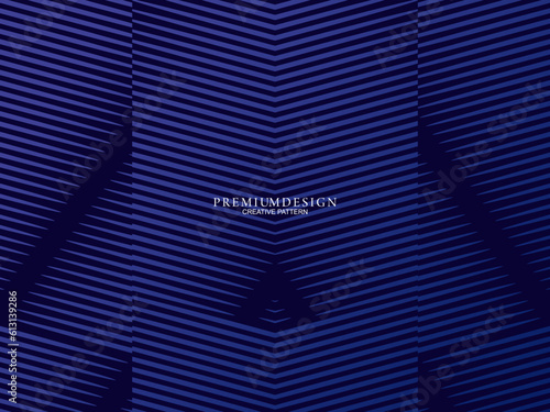 Premium background design with dark blue luxury motif. Vector horizontal template, for digital lux business banners, contemporary formal invitations, luxury vouchers, gift certificates, etc.