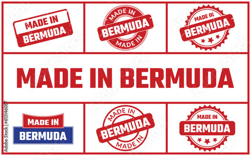 Made In Bermuda Rubber Stamp Set