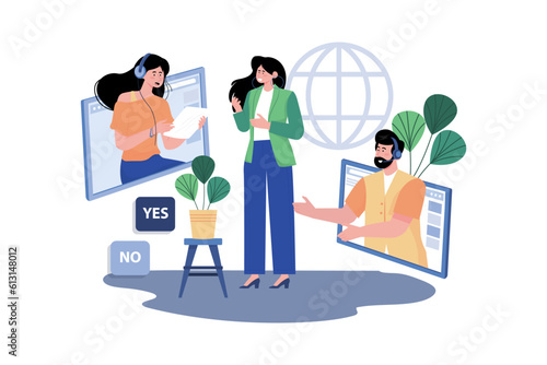 Community manager moderates discussions and supports on forums.