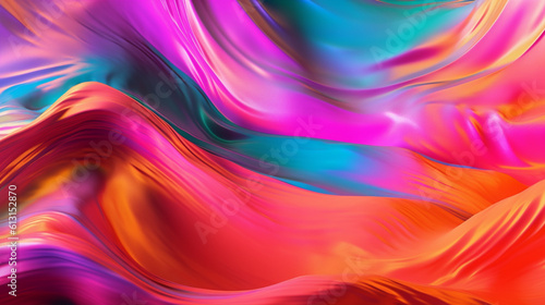 Abstract fluid background red blue purple color, AI generated