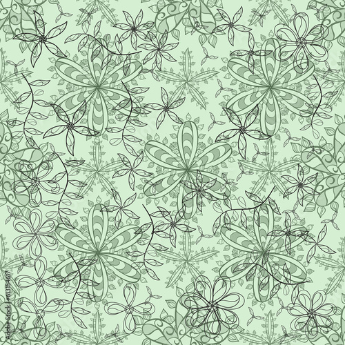 Wallpaper Mural seamless raster pano wallpaper with vintage elements Torontodigital.ca