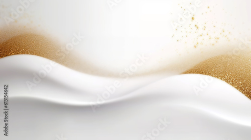 white and gold abstract lux...