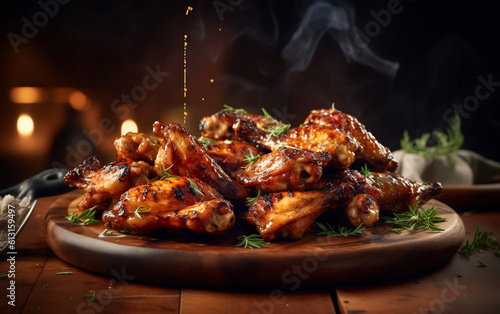 grilled chicken wings