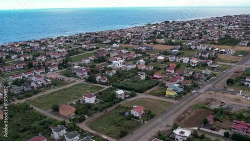 sea and detached houses