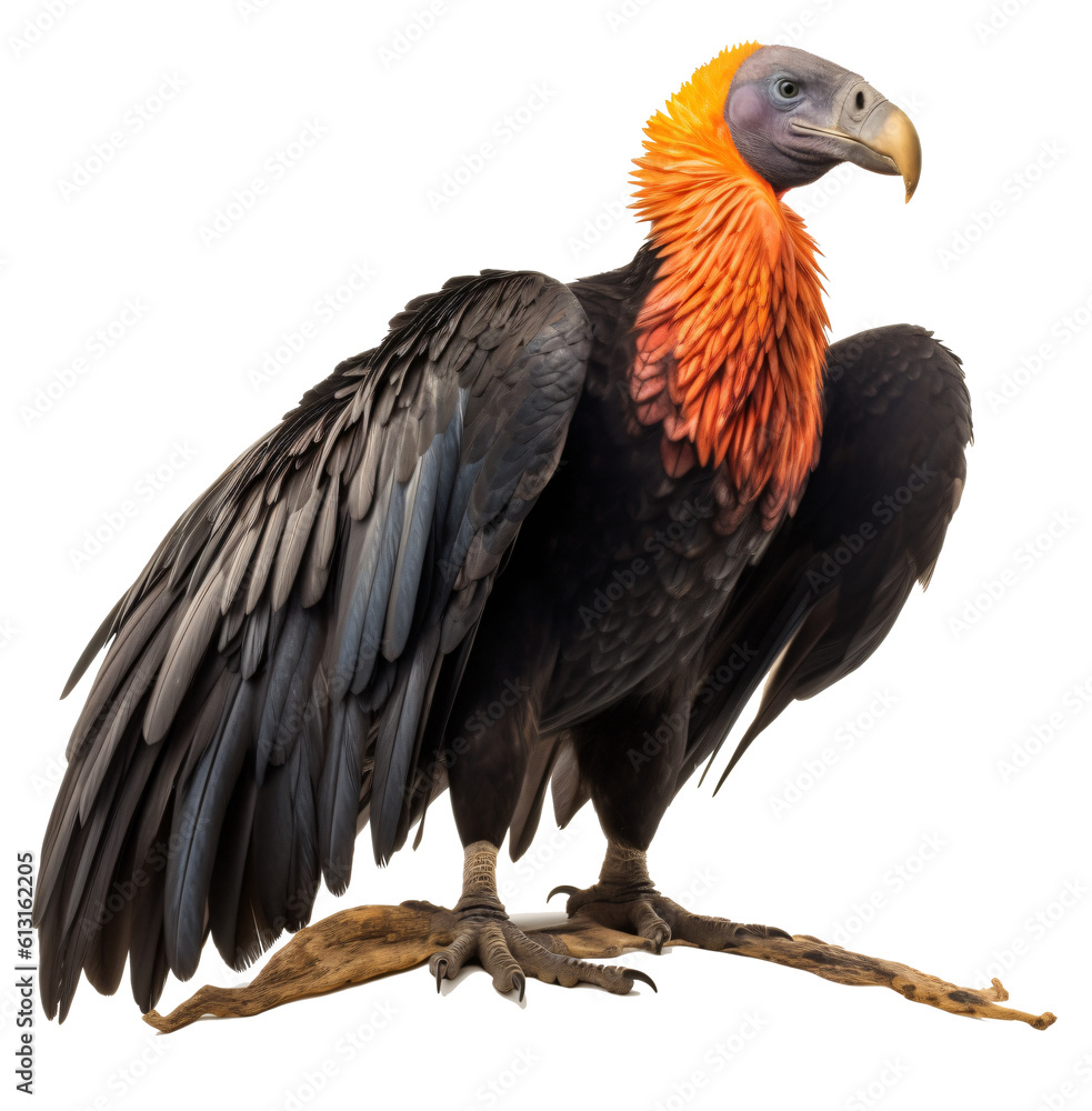 king condor, vulture isolated on the transparent background PNG. Top ...