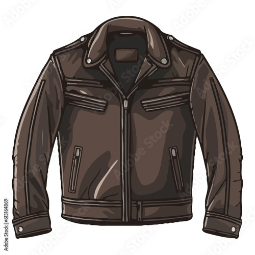 Leather jacket fashion for modern man