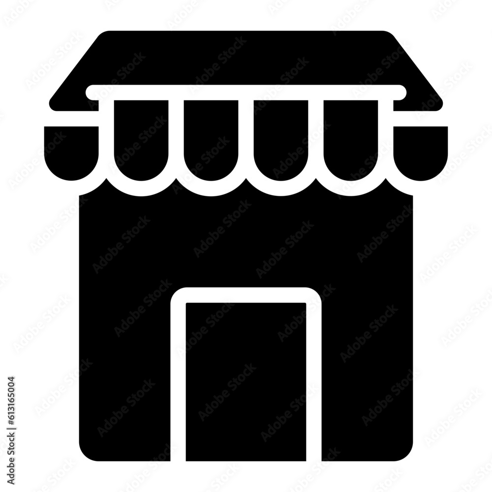 marketplace glyph icon