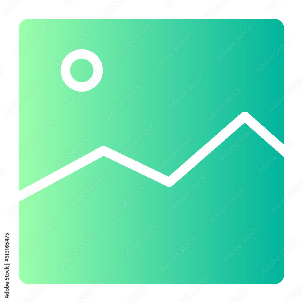 picture gradient icon picture gradient icon