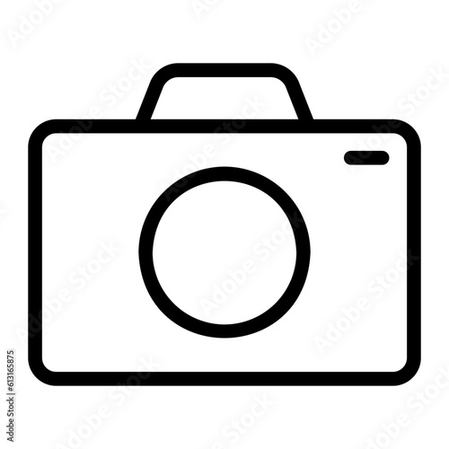 camera line icon