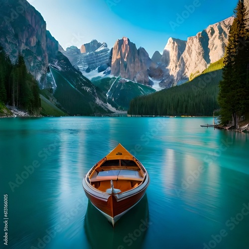canoes on the lake © Ayesha
