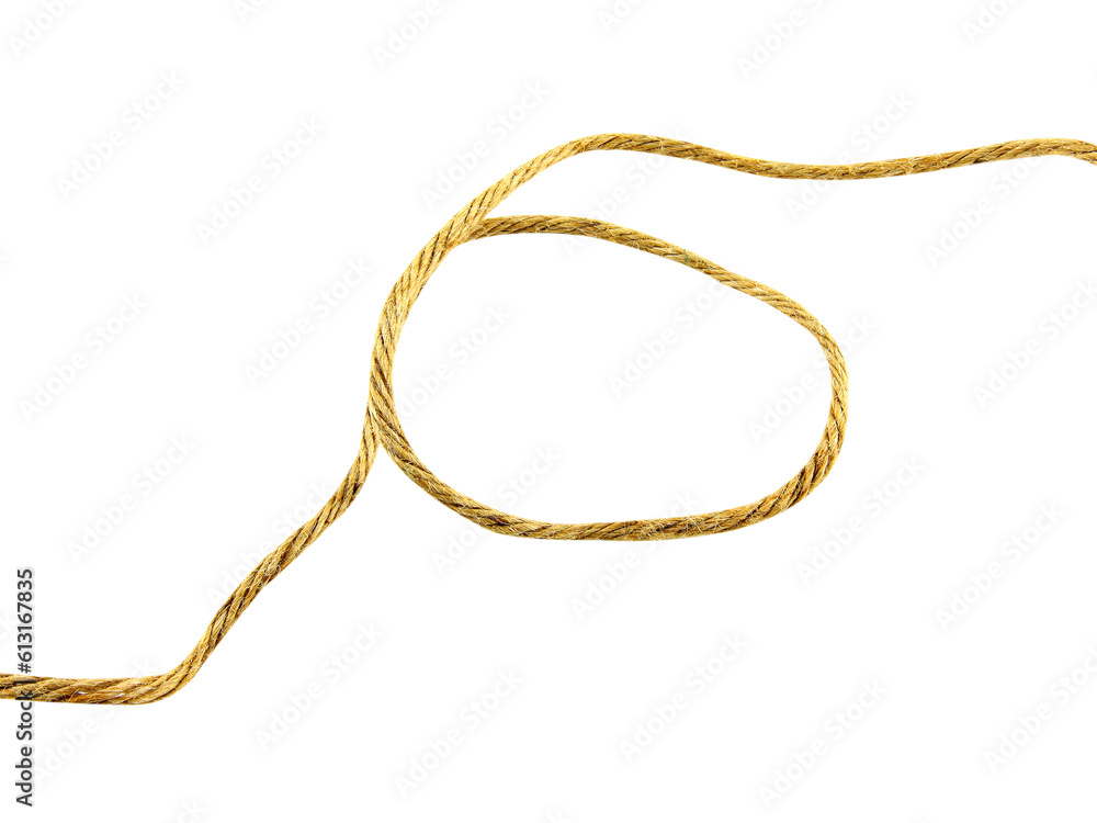 rope isolated on white background. rope isolated on white background.