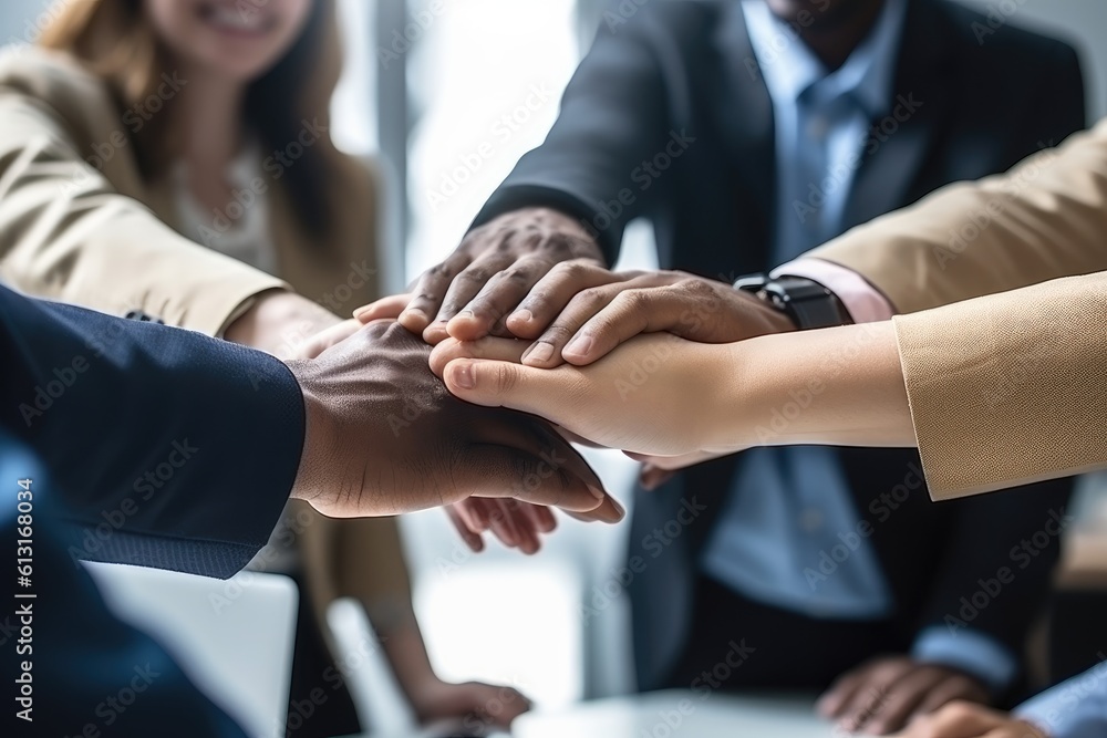 Hands: Authentic Diversity in Business Deals with Group Hands Together Generative AI Hands: Authentic Diversity in Business Deals with Group Hands Together Generative AI