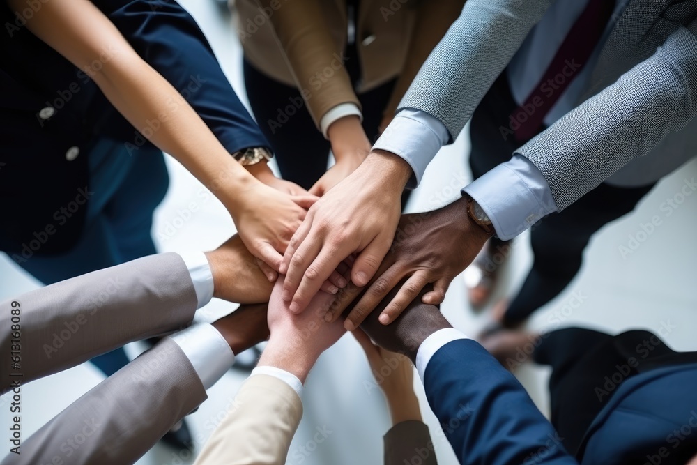 Hands: Authentic Diversity in Business Deals with Group Hands Together Generative AI Hands: Authentic Diversity in Business Deals with Group Hands Together Generative AI