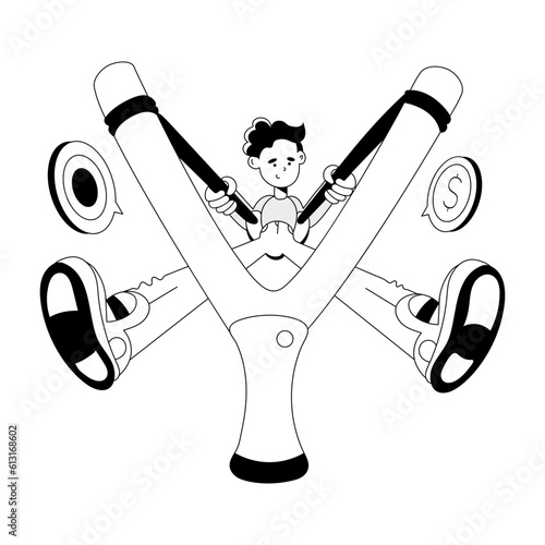 Businessman Aiming 