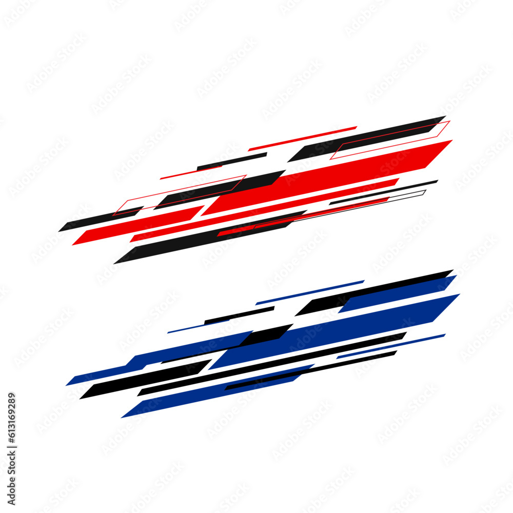 racing car body wrap livery decal design Stock Vector Adobe Stock