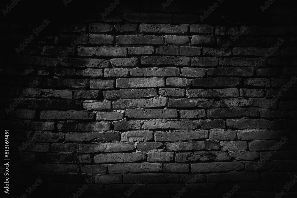 Black brick walls that are not plastered background and texture. The texture of the brick is black. Background of empty brick basement wall. Black brick walls that are not plastered background and texture. The texture of the brick is black. Background of empty brick basement wall.