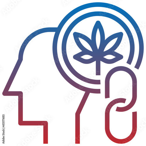 mental line icon,linear,outline,graphic,illustration