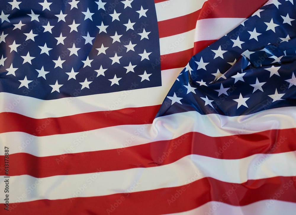 American flag on 4th July independes celebration American flag on 4th July independes celebration