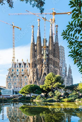 Photography Sagrada Familia Church in Barcelona, Spain