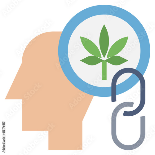 mental line icon,linear,outline,graphic,illustration