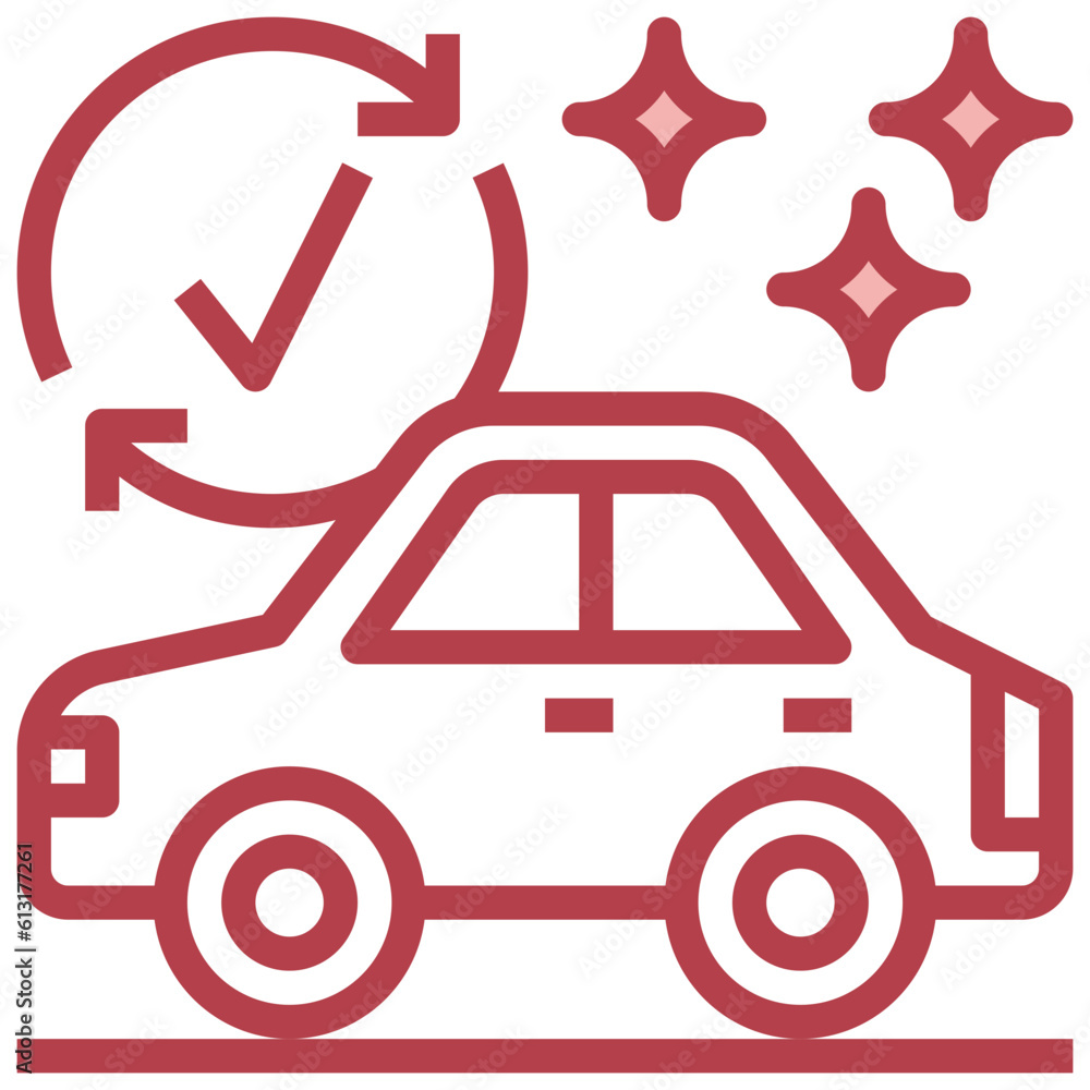 car service line icon,linear,outline,graphic,illustration