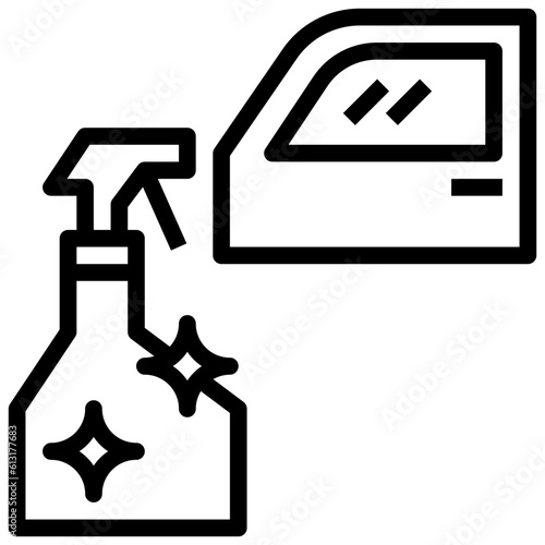 car service line icon,linear,outline,graphic,illustration