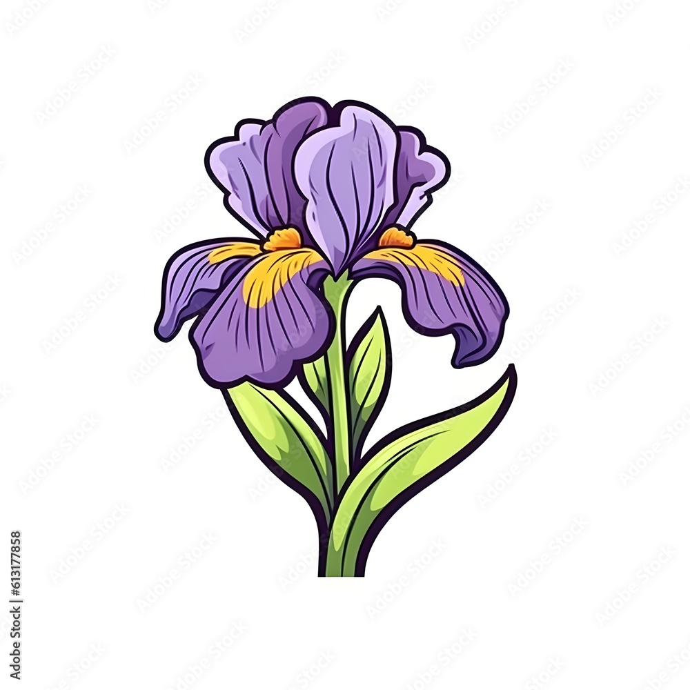 Iridescent Iris Mesmerizing Iris Flower in Focus Iridescent Iris Mesmerizing Iris Flower in Focus