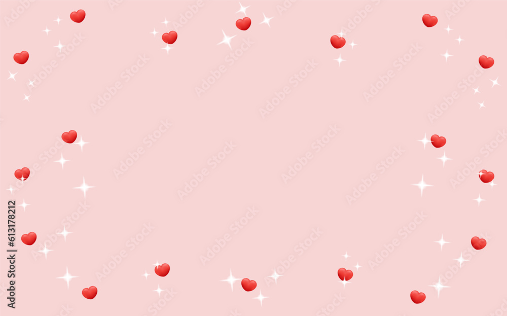 Banner with pink background with place for text. Perfect for cards  designs Greeting Cards and Label