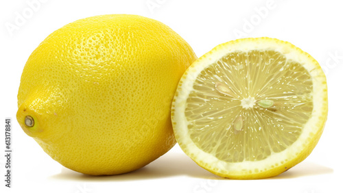 lemon isolated on white