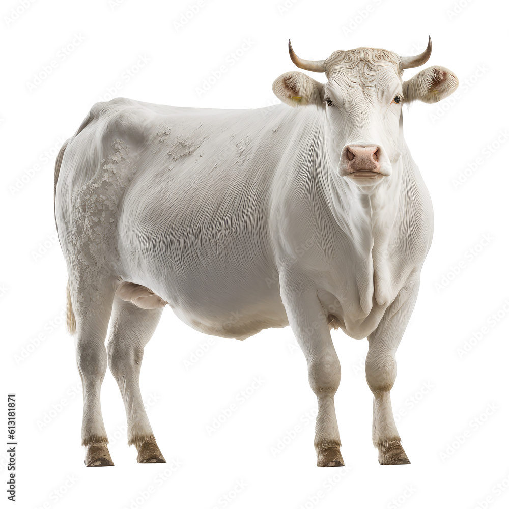 angus looking isolated on white angus looking isolated on white