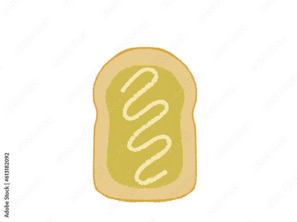 Drawing of bread with sausage isolated
Drawing of bread with sausage isolated