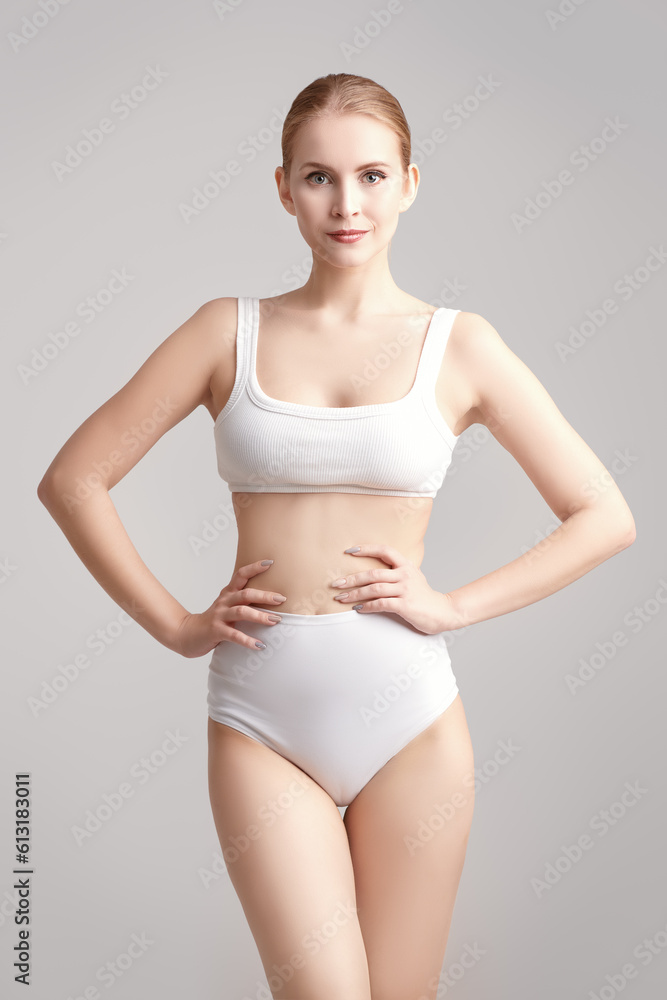 slender young woman slender young woman