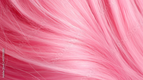 Pink hair texture. Close-up of women s hair. Background image.
