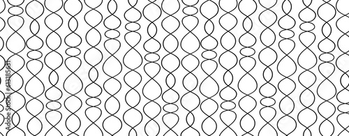 Texture in black hand drawn thin chains.