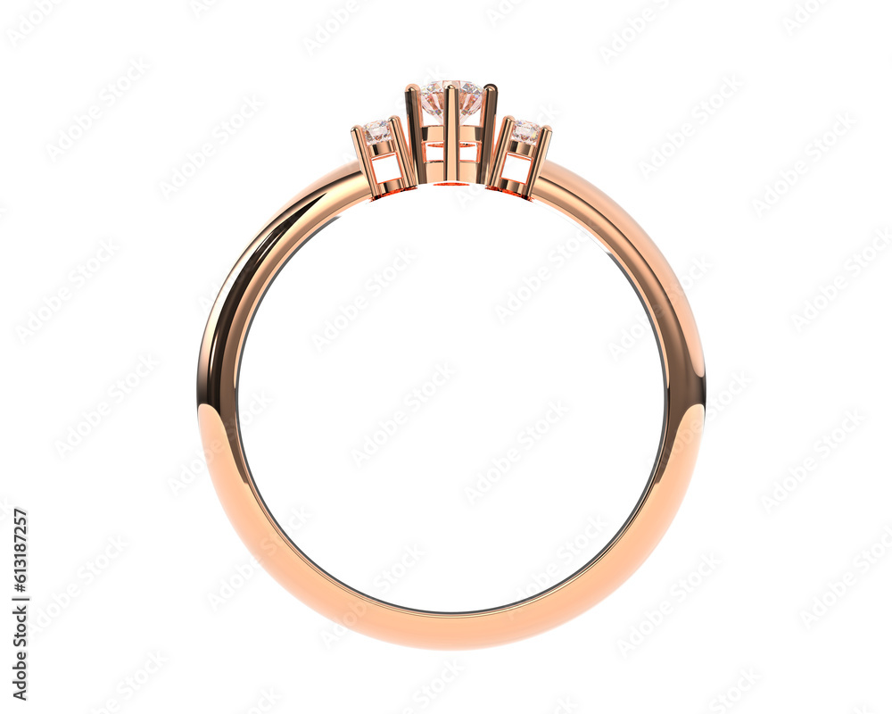 Jewelry on transparent background. 3d rendering - illustration Jewelry on transparent background. 3d rendering - illustration