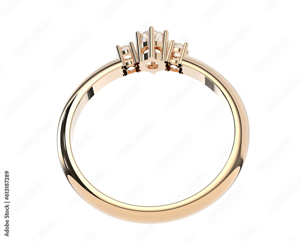 Jewelry on transparent background. 3d rendering - illustration Jewelry on transparent background. 3d rendering - illustration